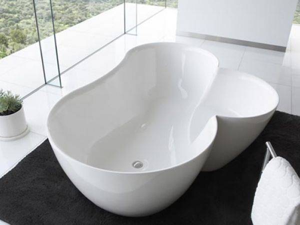 Асимметричные ванны какие бывают, обзор моделей - фото