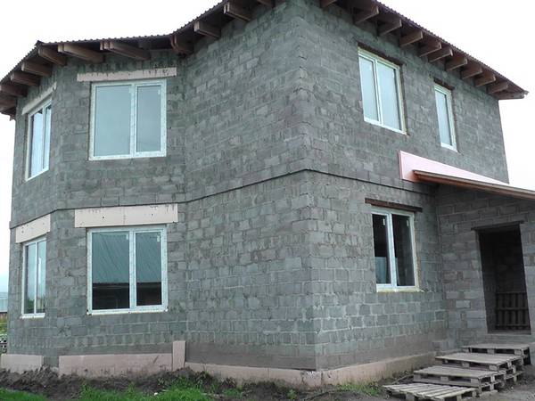 Фундамент для дома из керамзитобетонных блоков - фото
