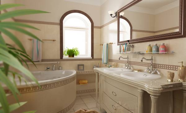 Как оформить ванную комнату в средиземноморском стиле с фото